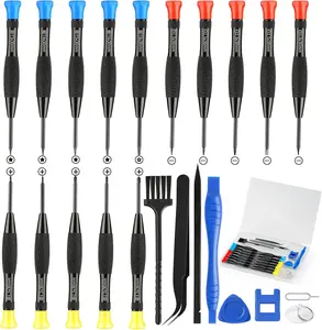 18PCS Mini Precision Screwdriver Set, Professional Small Magnetic Repair Tool Kit for Computer, Watch, Eyeglass, Electronic etc