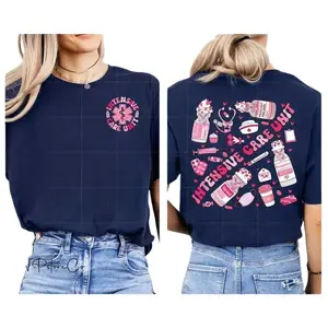 Intensive Care Unit Nurse Shirt, ICU Nurse Valentine's Day Shirt, Nurse Appreciation Gift, Cute ICU Nurse Tshirt, Valentine's Day Nurse Gift  Tee