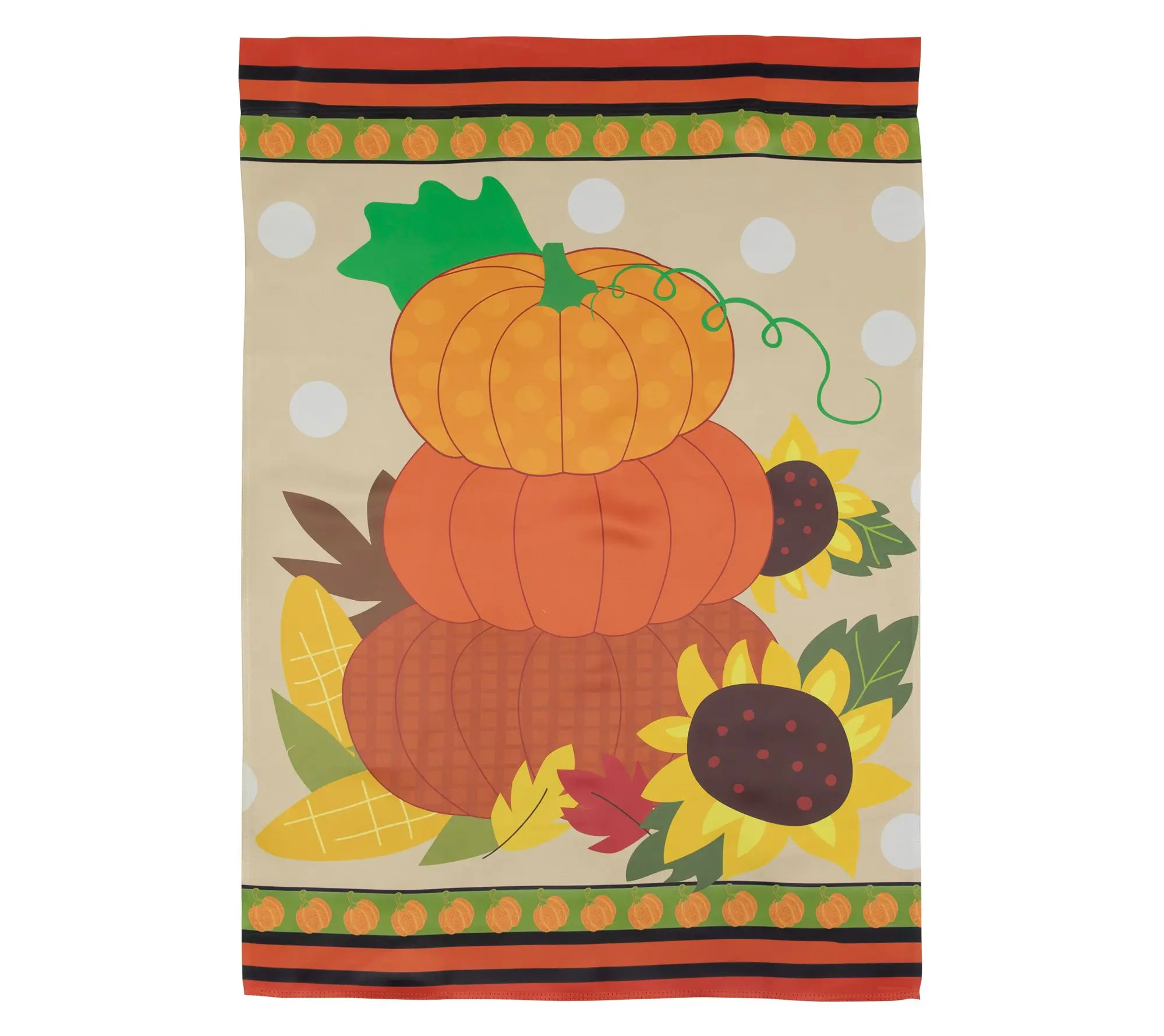 Northlight Pumpkins & Sunflowers Harvest House Flag 28" x 40"
