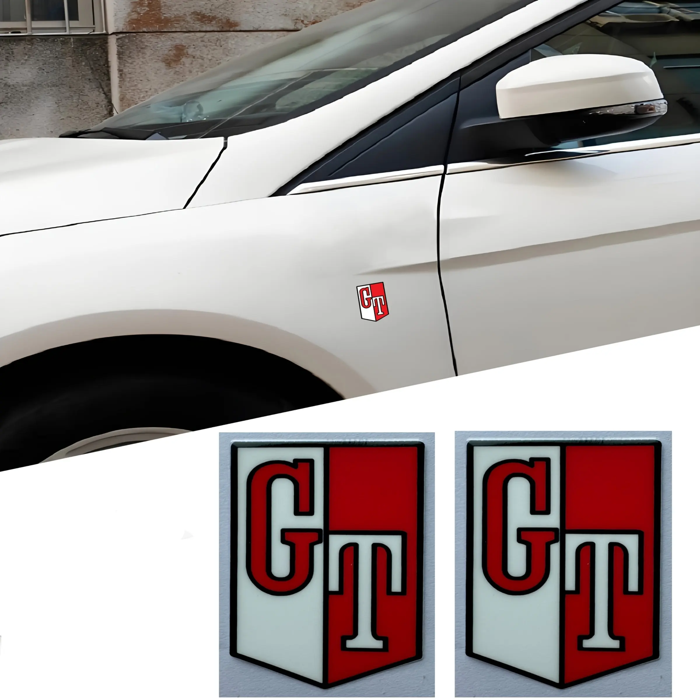 4PCS/SET Car Stickers GT Badge Logo Decals for Nissan Skyline Nismo GTR Juke Versa Almera Xterra Qashqai Vehicle Decoration Accessories