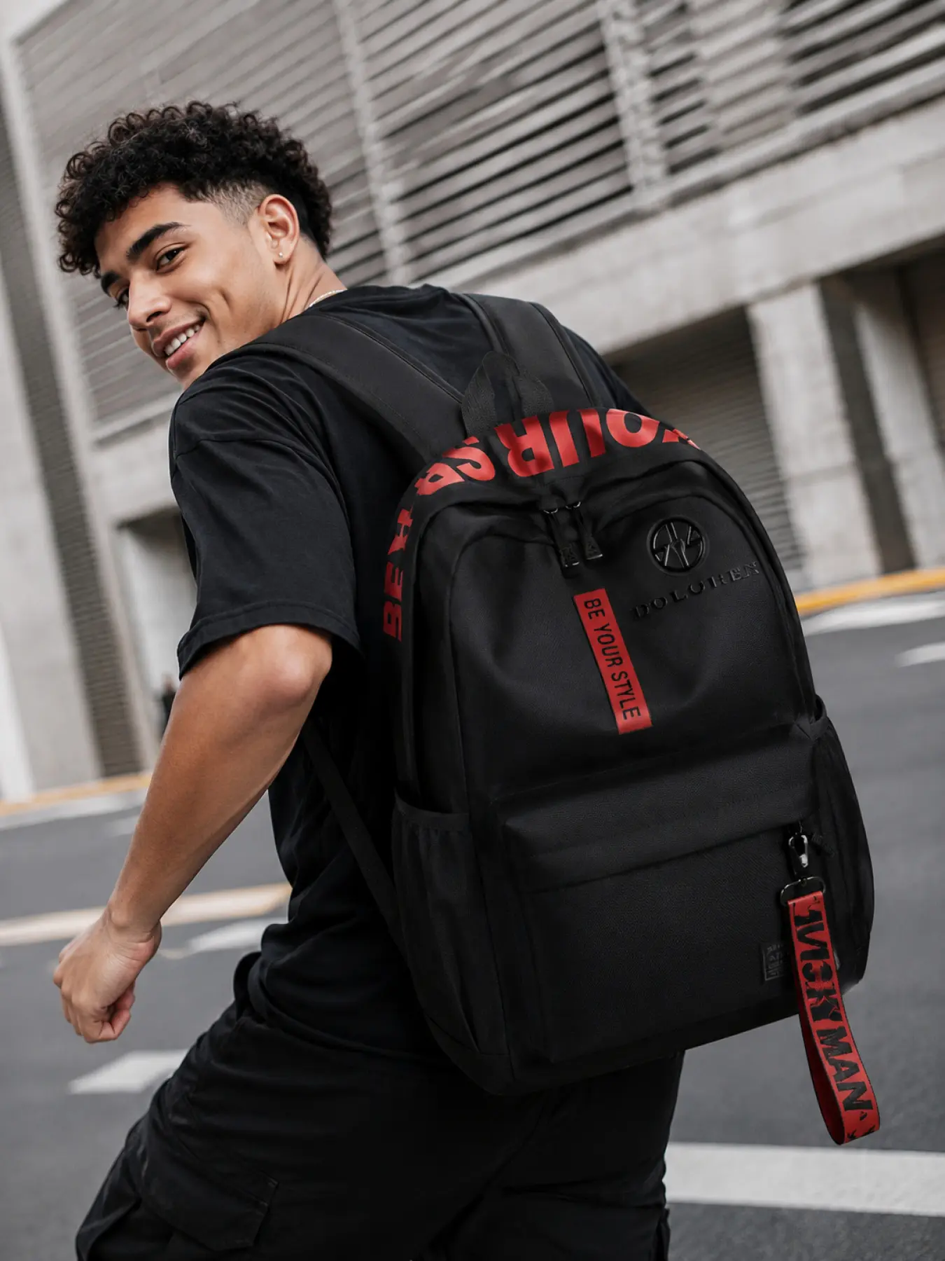 Multifunction Backpack, Multifunctional Backpack with Large Storage Space, Lightweight Durable Laptop School Bag for Teen Boys Girls, Casual Streetwear Travel Backpack with Waterproof Fabric, Gift for Christmas Halloween for Friends Students