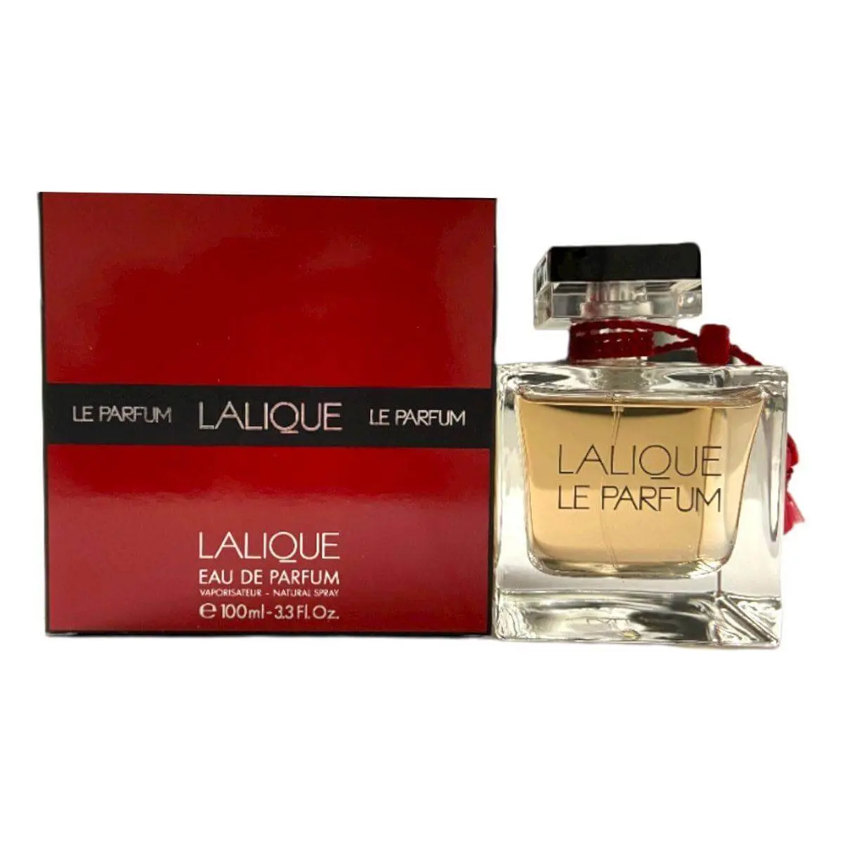 LALIQUE Le Parfum Lalique Women's EDP Fragrance - 3.4 fl oz Elegant Luxury Fragranced Boxed Perfume with Jasmine Blend, Vanilla Softness, New Packaging, Fragranced Women's Fragrance