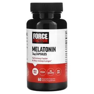 Force Factor Melatonin , 3 mg, 60 Vegetable Capsules