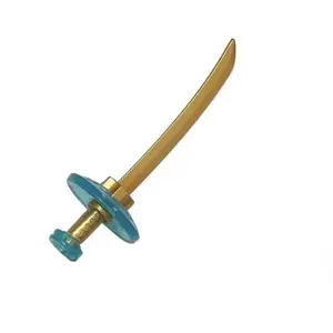 Sanctuary Sword Possession Future Vision Katana Toy-Scale Mini Figure Sword with Translucent Energy Guard Compatible with Brick Ninja Warrior Figures Time Vision Samurai Blade Accessory Custom Building Toy