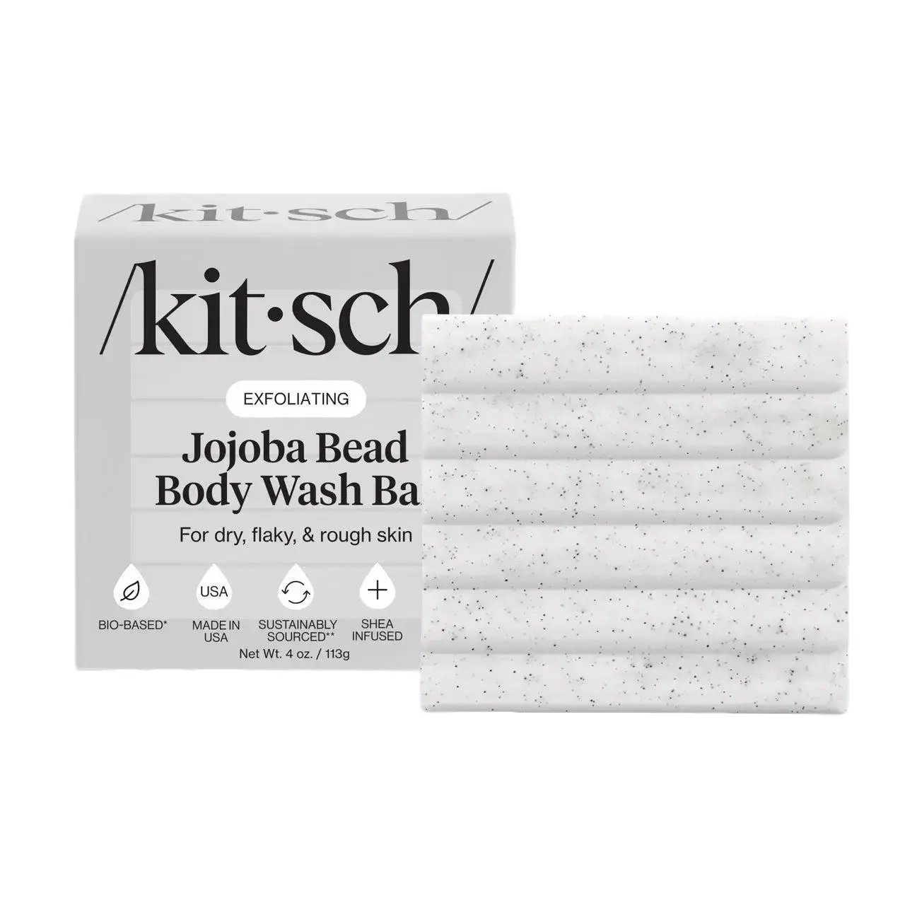 Kitsch Jojoba Bead Exfoliating Body Wash Bar Kitsch Jojoba Bead Exfoliating Body Wash Bar
