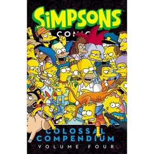 Simpsons Comics Colossal Compendium Volume 4 (Simpsons Comics) by Matt Groening [Paperback Book]