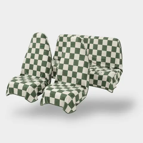Sets of 3: Car Seats and Bench Seat Cover Towel! Car Seat Accessories, Automotive Seat Covers,, Sweat Protection, Pet Friendly, Beach, Gym, Workout, Running, Hiking, Camping, Travel, Truck, SUV, Car Interior, Universal Fit, Machine Washable