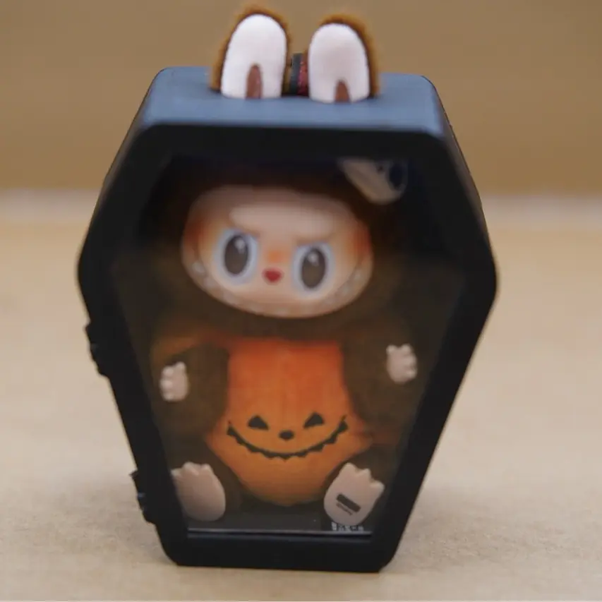 Halloween Coffin Carrying and Display Case for Labubu