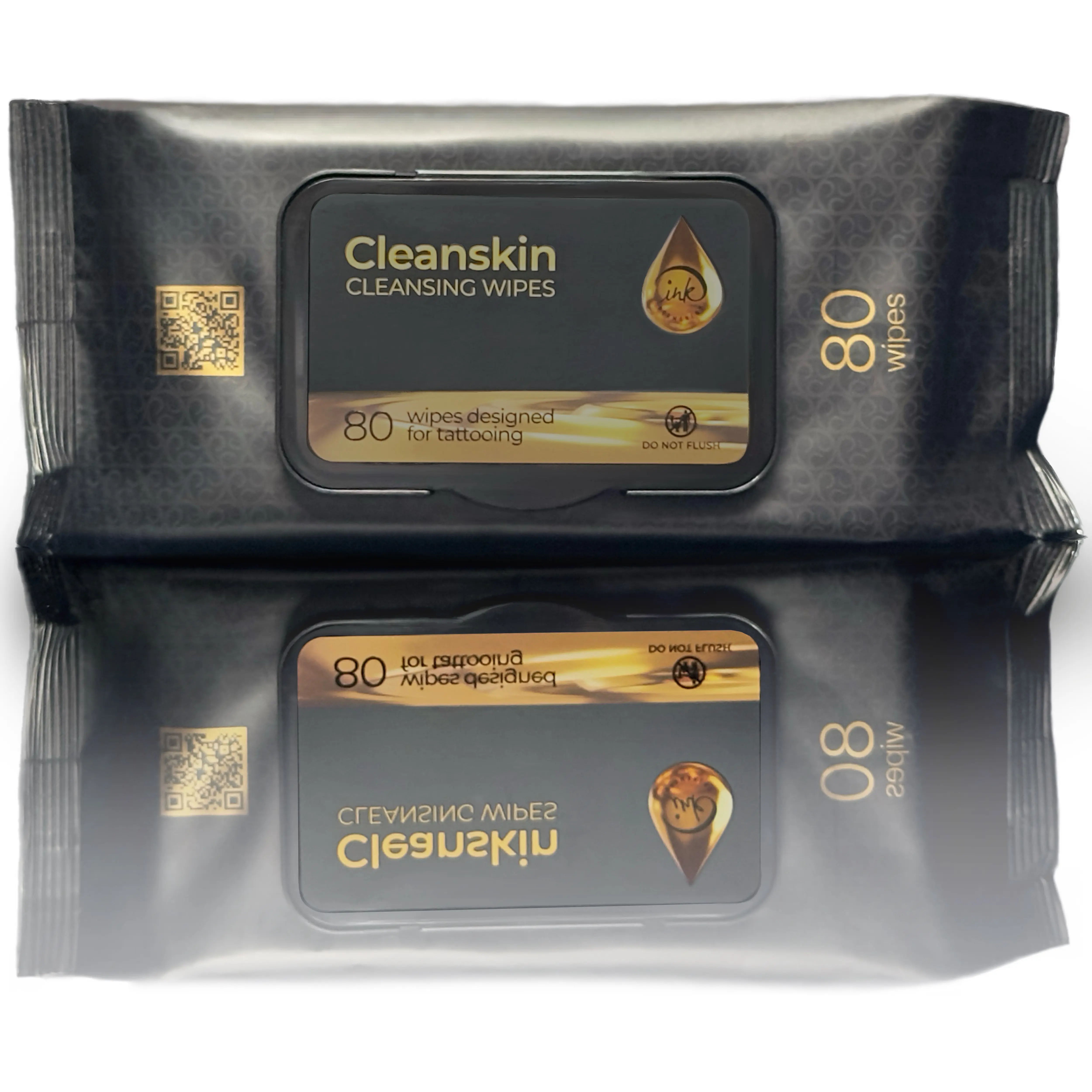 CleanSkin Cleansing Green Soap Tattoo Wipes All in One Solution Tattoo Wipes for during Tattooing | Tattoo Aftercare | Green Soap for Tattooing
