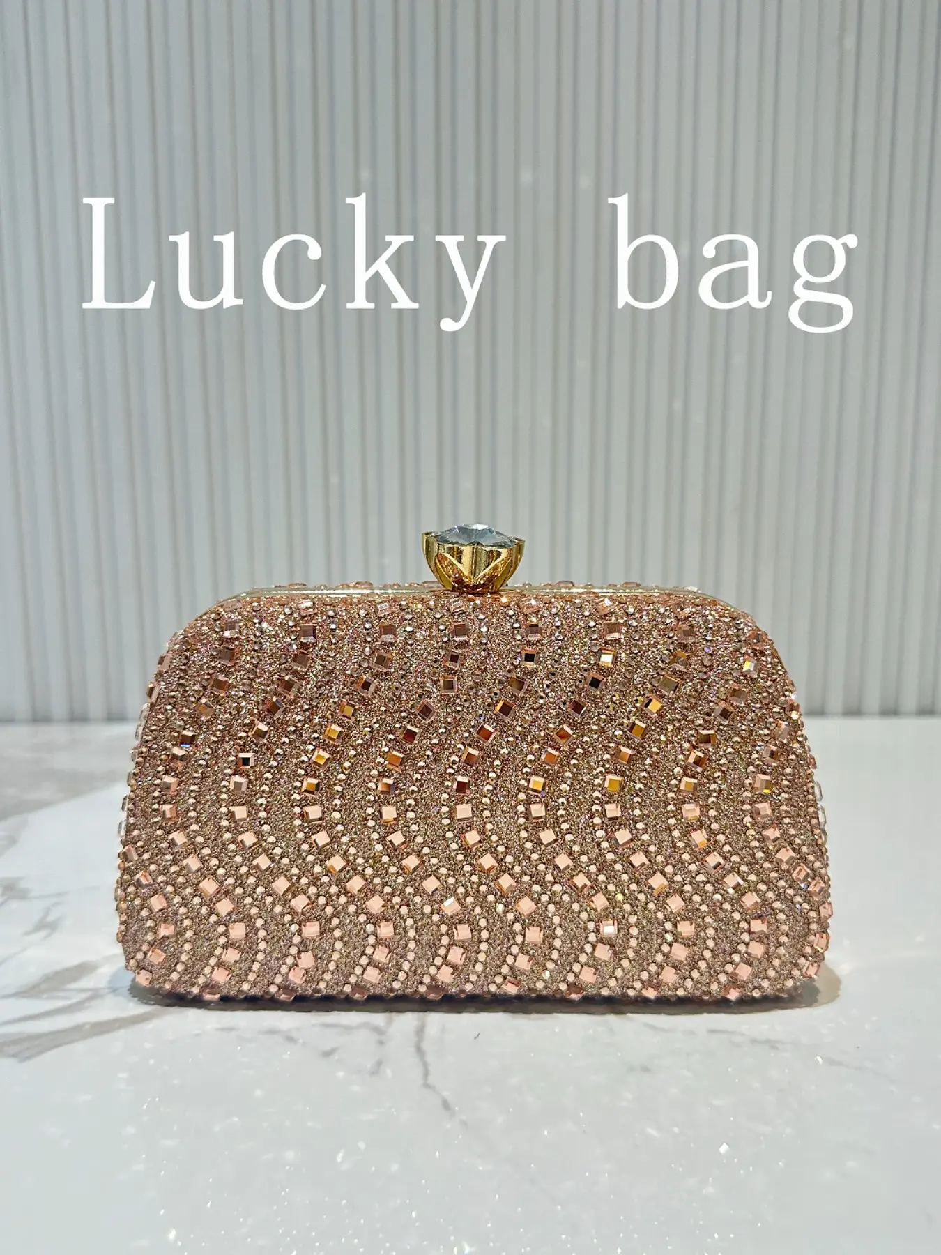 Luxurious Sparkling Rhinestone Evening Bag, Champagne Color Full Rhinestone Handbag, Elegant Women's Party Bag for Weddings, Parties, Gifts, Elegant Purse