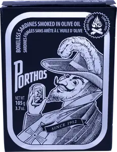 Porthos Smoked Boneless Sardines in Olive Oil
