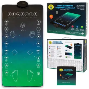 Salah Mat, Smart Interactive Prayer Mat for Adults & Reverts Learning Surahs, Salah, Duas - Portable Prayer Mat Muslim with 25 Touch Sensitive Keys