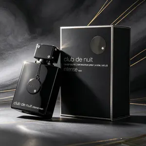 Armaf Club De Nuit Intense Man EDP 105ml - Men’s Versatile Woody Amber Citrus Musk Fragrance with Patchouli Vanilla, Single Item Unisex Beauty & Personal Care Scent