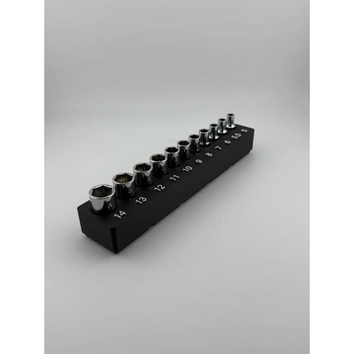 Harbor Freight Icon 1/4'' Metric Socket Bin – Gridfinity 3D Printed Organizer