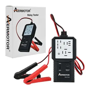 Aermotor 12V-24V Car Relay Tester, Electronic Automotive Relay Detector, Auto Battery Checker, Alternator Analyzer Diagnostic Tool Truck Vehicle Repair