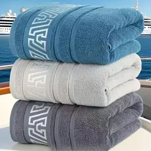 Three-piece luxury towel three-color optional, enlarged size soft premium bathroom towel, high-quality quick-drying absorbent super fiber adult bath towel, decorative large thickened towel suitable for spa, gym and home use, light towel