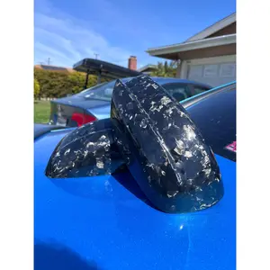 Forged Carbon Fiber Dodge Charger Mirror Caps