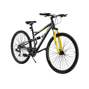 fathersdaygift VEVORMountainBike, 29 inch MTBBicyclewithFullDualSuspension, 24 SpeedsTwistShifting, ComfortSaddle, DualDiscBrakes, AluminumAlloy Frame, AdultSportCyclingBicycleforMenWomenTrailSnow