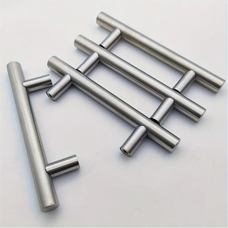 30-Pack Modern Stainless Steel Silver Rectangular Pull Handles, 150mm Length, Kitchen Cabinet, Drawer Handles, Wardrobe Door Handles, Door Handles Interior, Door Hardware