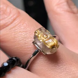 Tray 7 Adjustable Size 925 Silver Rings with Statement Design - Regularly Changing Inventory Witchy Goth Punk Dainty Styles