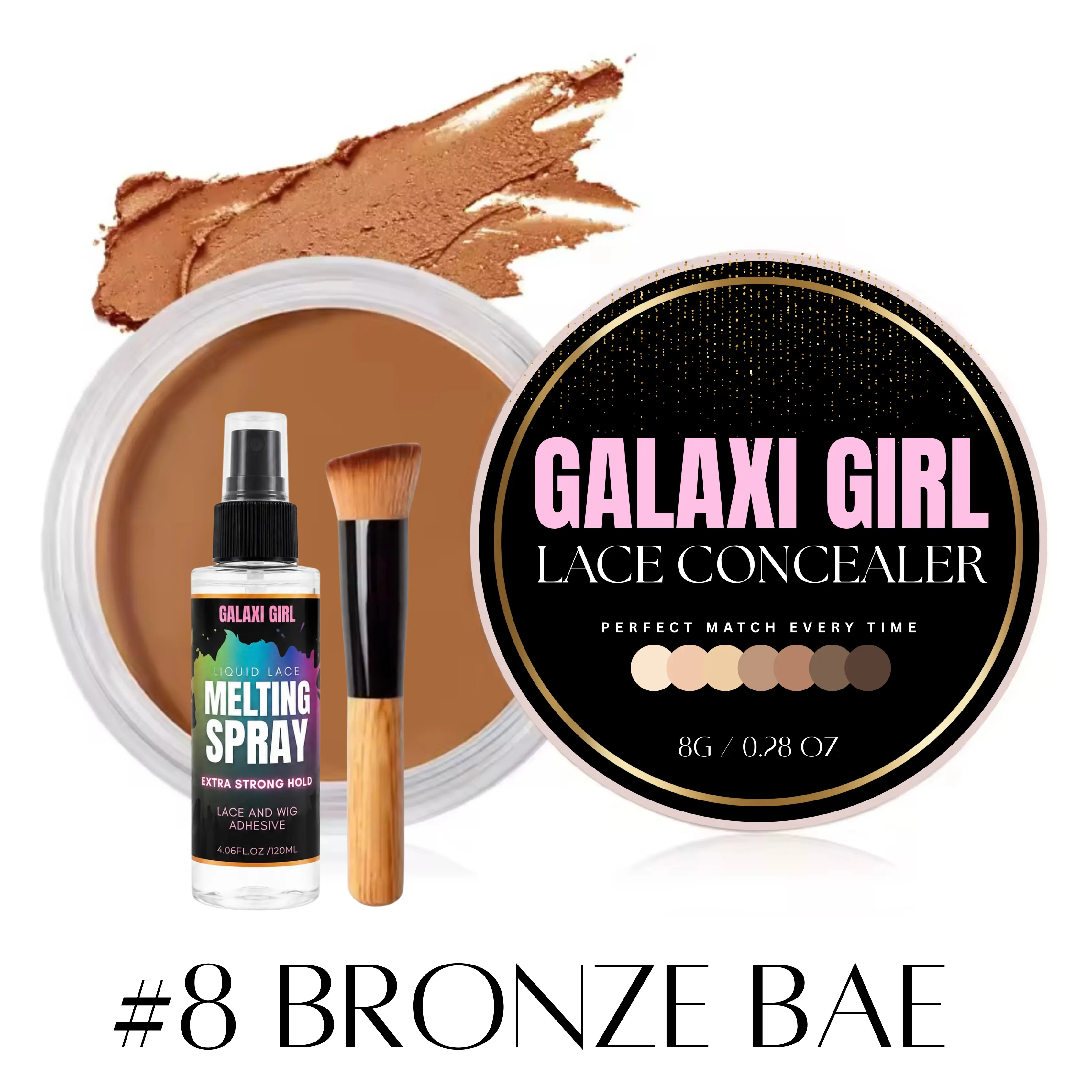 Lace Tint Concealer Kit (#8 - Bronze Bae)