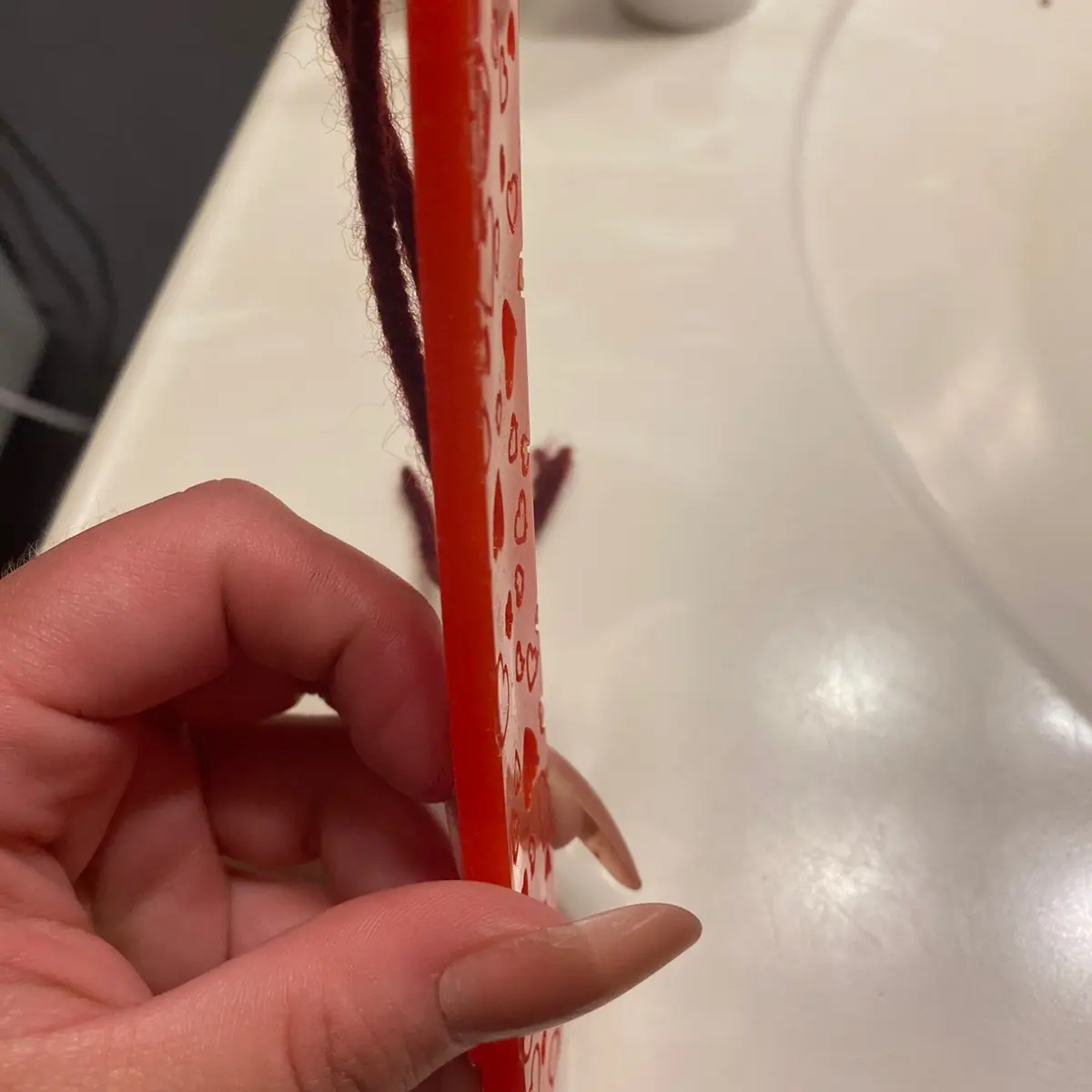 Resin bookmark
