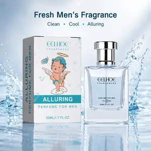 Men’s perfume, pheromone perfume, 50 ml, long-lasting light fragrance, fresh, natural, niche scent, fragrance for wrists and behind the ears, a must-have perfume for couples’ dates, Christmas gift for him, ideal gift