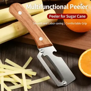 2PCS 2 in 1 Multifunctional Vegetable Peeler & Bottle Opener  All In One Peeler Multi-Functional Kitchen Tool Stainless Steel Potato & Fruit Peeler