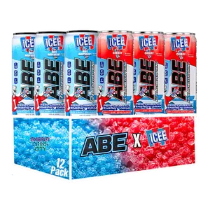 ABE Energy ICEE Variety Pack Blue Raspberry X Cherry ICEE