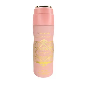 Lattafa Bade'e Al Oud Noble Blush EDP Perfume Body Spray, Unisex Fragrance, 200 ML Single Item with Delightful Rose Milk - Meringue & Vanilla Scents