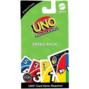 Mattel Games - UNO Speed Pack Add-On  [COLLECTIBLES] Card Game, Table Top Game