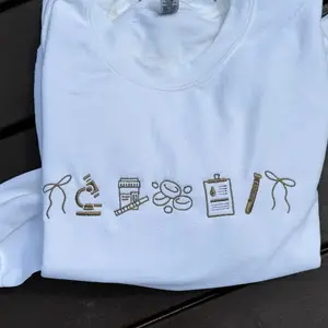 Medical Lab Science icon crewneck, MLT/MLS sweatshirt, medical lab Aesthetic Comfort Sweatshirt Casual Crew Neck Casual Comfortable Casual Wear