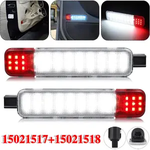 2PCS LED Door Courtesy Light For Chevy Silverado Suburban Tahoe GMC Sierra Yukon Interior Car Courtesy Lamps