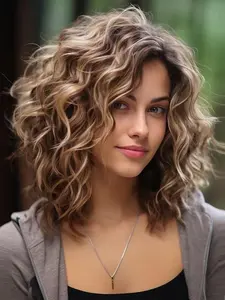 Clip-in Short Wave Curly Hair Extensions, 12" Fluffy Synthetic Wavy - Hairpieces for Women Daily Wear brown wavy wig
