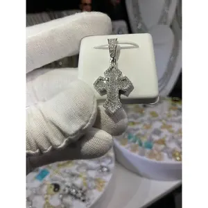 CH Inspired 'Deep Dish' Style Cross Pendant