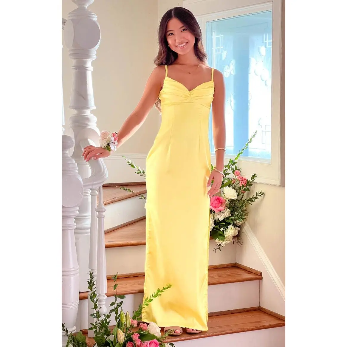 Honey Yellow Maxi Dress