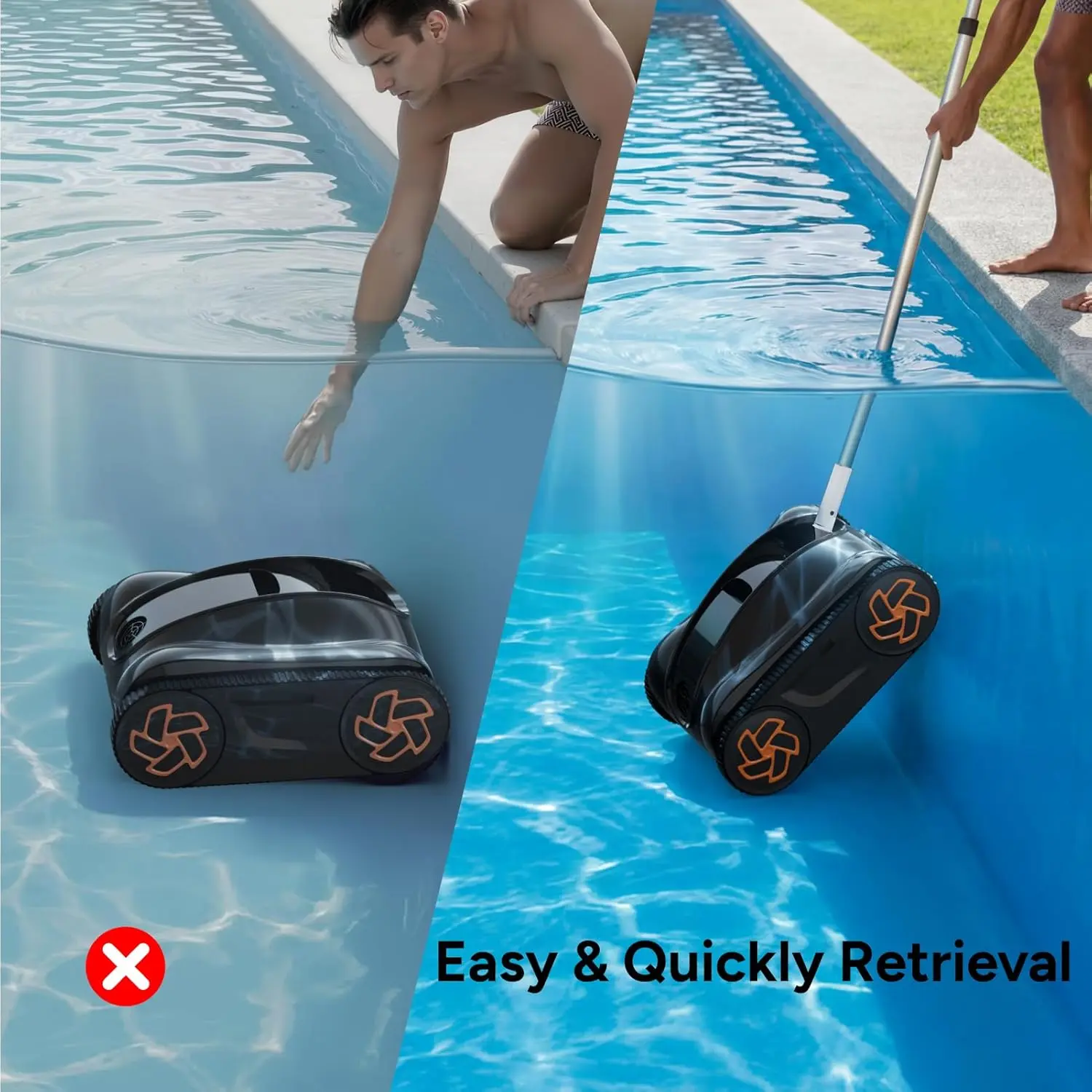 iGarden Genuine Replacement Hook | Treads for iGarden Cordless Robotic Pool Cleaners - Enhanced Durability & Performance - K Series & K Pro Series Durable