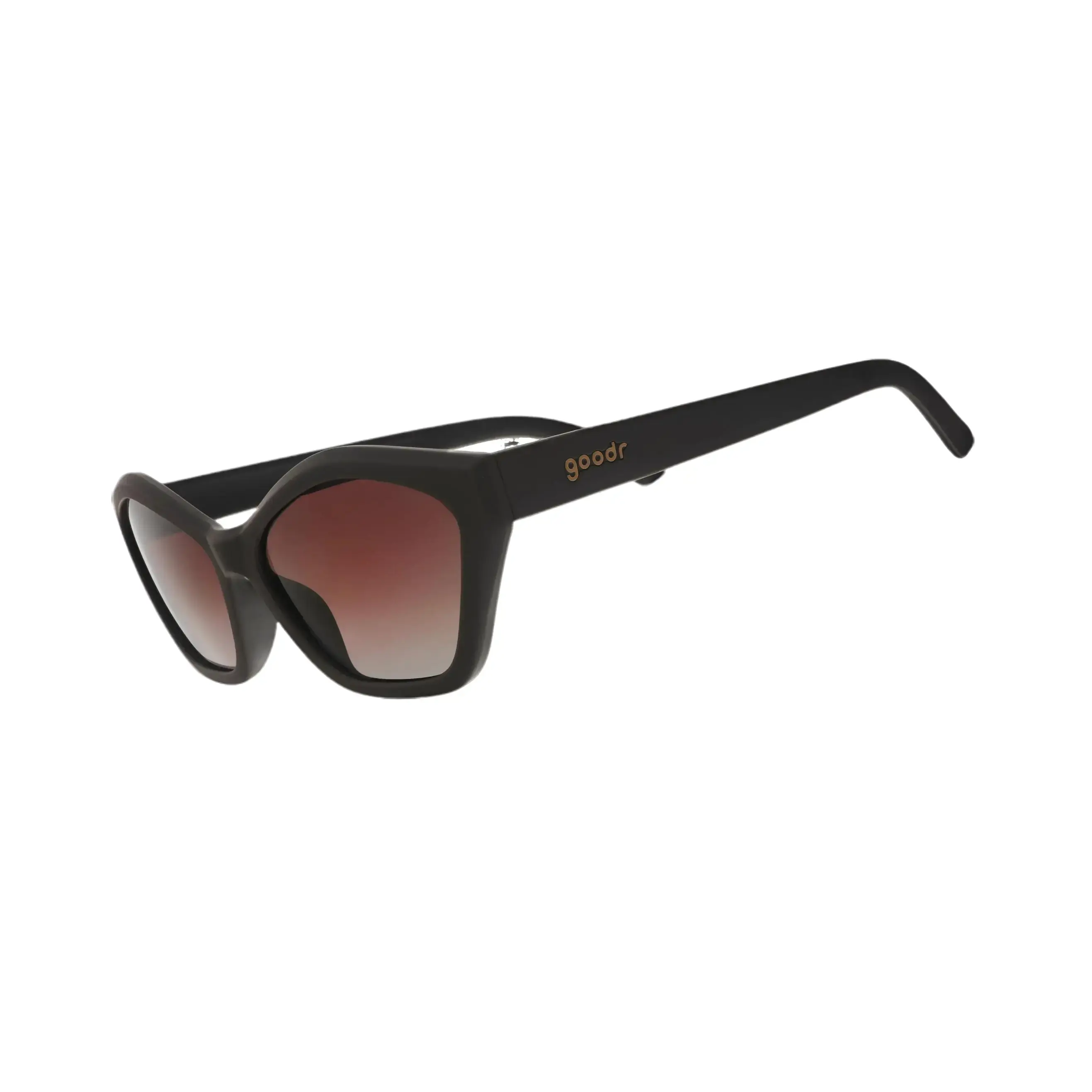 goodr Walnut Wonderland Medium Size (Deco G) Solid Brown Frame with Brown Gray Lens, UV400, No Slip No Bounce No Tangle goodr Walnut Wonderland Medium Size (Deco G) Solid Brown Frame with Brown Gray Lens, UV400, No Slip No Bounce No Tangle