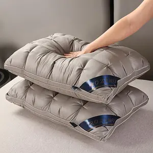 Luxury 5-Star Hotel High-Quality Queen Size Pillow, High Resilience Plush Fill, Soft Comfortable for Deep Sleep, Pillows for Sleeping, Ideal for Side Sleepers, Breathable Cooling, All-Season Use, Machine Washable, Hypoallergenic Plush Cover