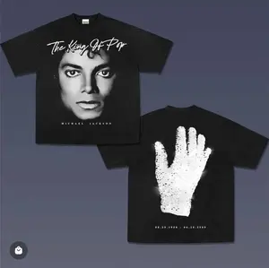 MJ Vintage Pop Music Graphic T-Shirt, Retro Icon Glove Style Tee, Unisex Fan Gift Trending Shirt
