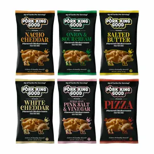 Pork King Good Pork Rinds 1.75oz Variety 6 Pack