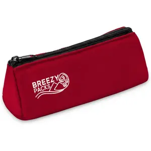 Insulin Travel Case, No Icepacks, No Charging| Insulin Pen and EpiPen Carry Medical Bag| TSA-Approved Diabetic Case| Keep Medicine at Room Temp.| Breezy Basic (Red)