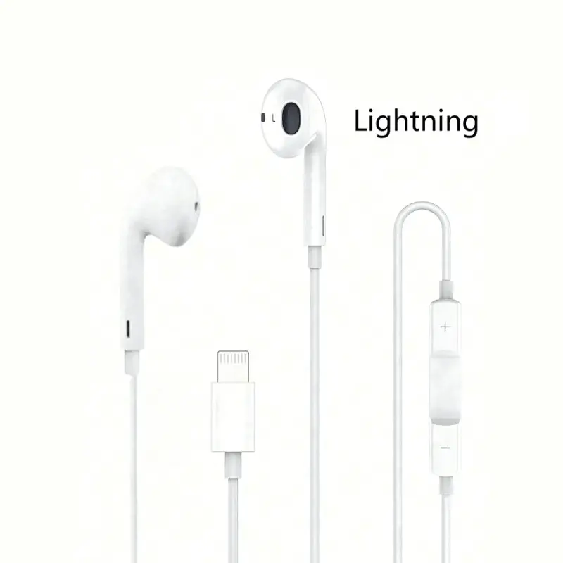 Wireless In-Ear Headphones Compatible with Apple Lightning Connector, In Ear Design, Suitable for Iphones/ipads, Includes Lightning Earpods, Audio, Lightning Connector Earphones, Earbuds