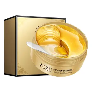 24K Gold Collagen Eye Mask, 30 Pairs/Box, For Both Men And Women, Deep Moisturizing Anti-Wrinkle Eye Mask, Contains Hyaluronic Acid Essence, Tightens The Eye Area, Reduces Fine Lines, Improves Puffiness, And Brightens The Skin Around The Eyes