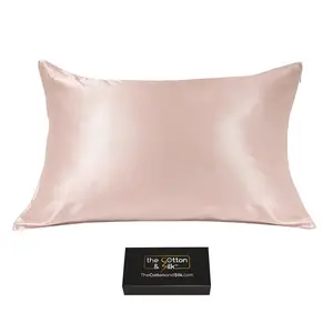 Luxurious 22 Momme Mulberry Silk Pillowcase, Nude