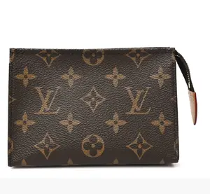 Pre-owned Louis Vuitton Leather Toiletry Bags LV Monogram Posh Toilette 15 Mini Pouch Cosmetic Multi