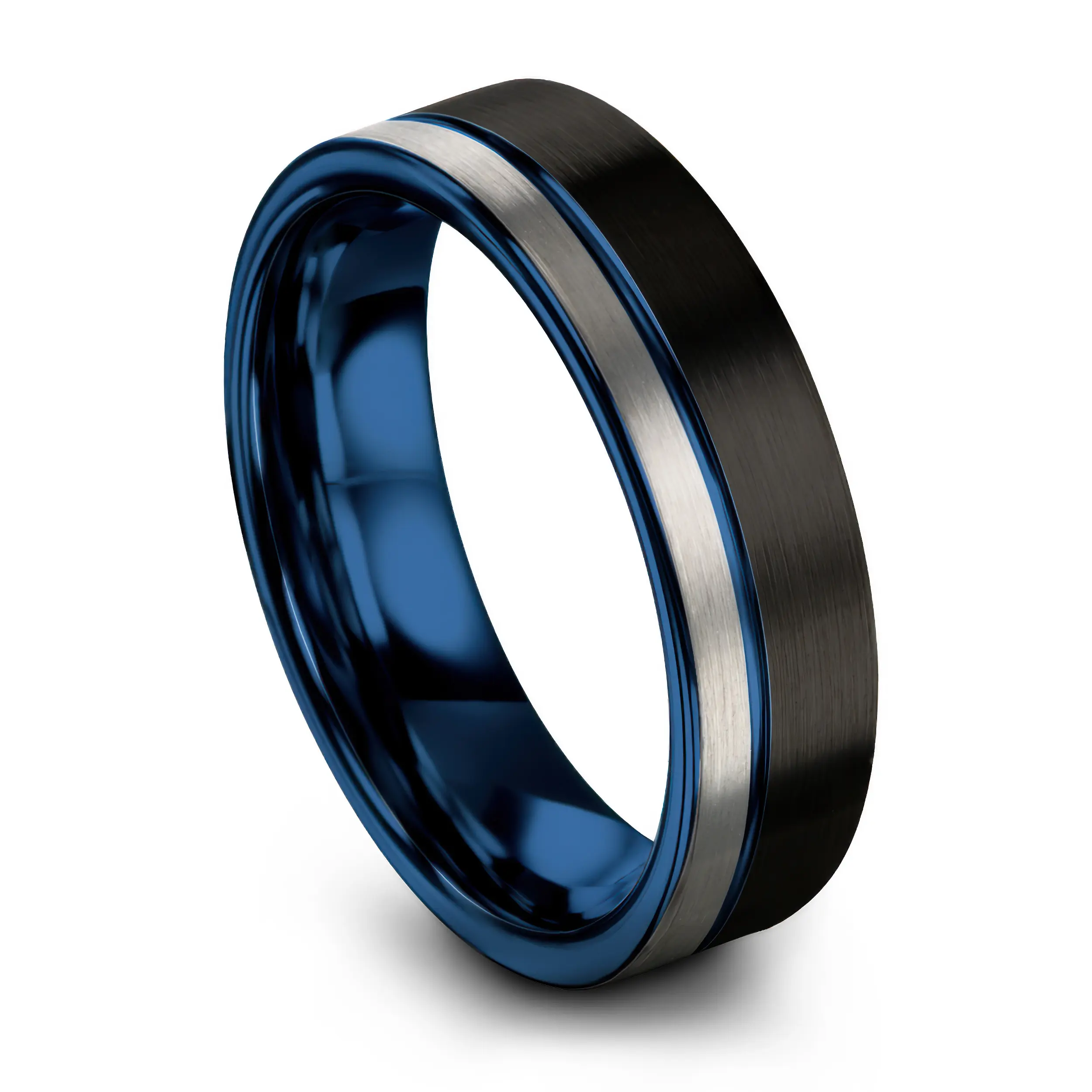 Black Boyfriend and Him Wedding Rings Sets Tungsten Rings