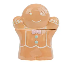 10 Strawberry Street Gingerbread Boy Cookie jar