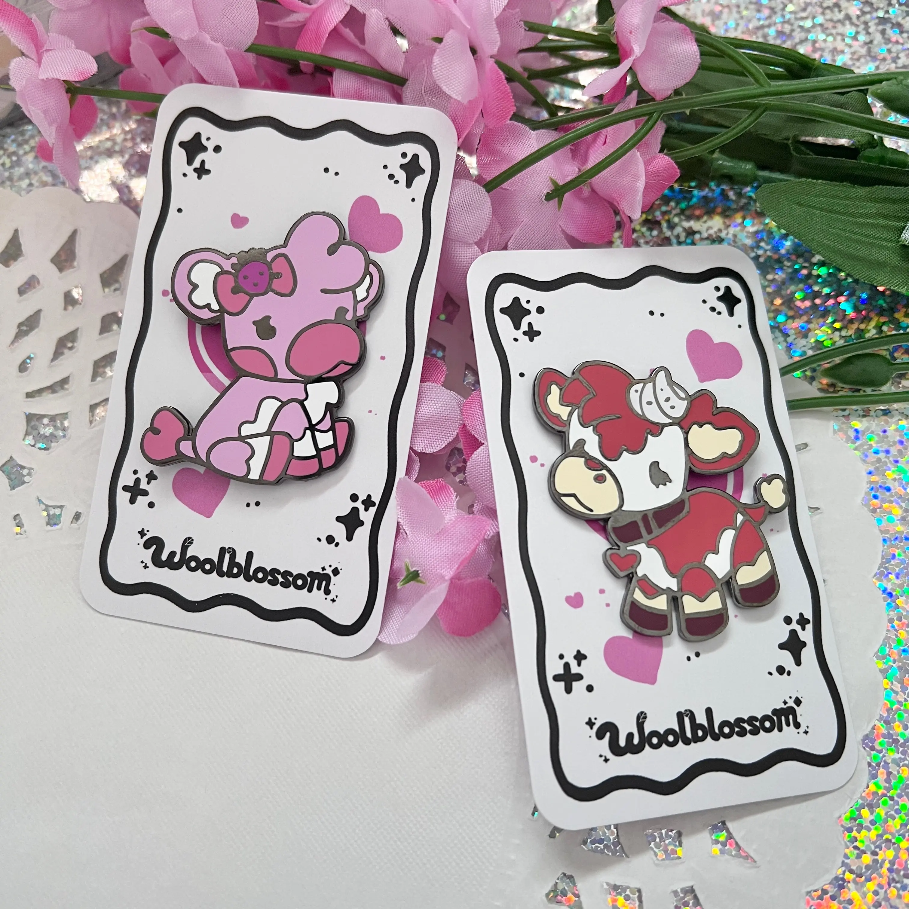 Cake Cows ~ Enamel Pins