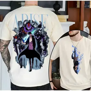 Arise Solo Leveling Ver3 Shirt, Solo Leveling Character Tee, Sung Jin Woo Anime Color Tee, Unisex Short Sleeve Tee